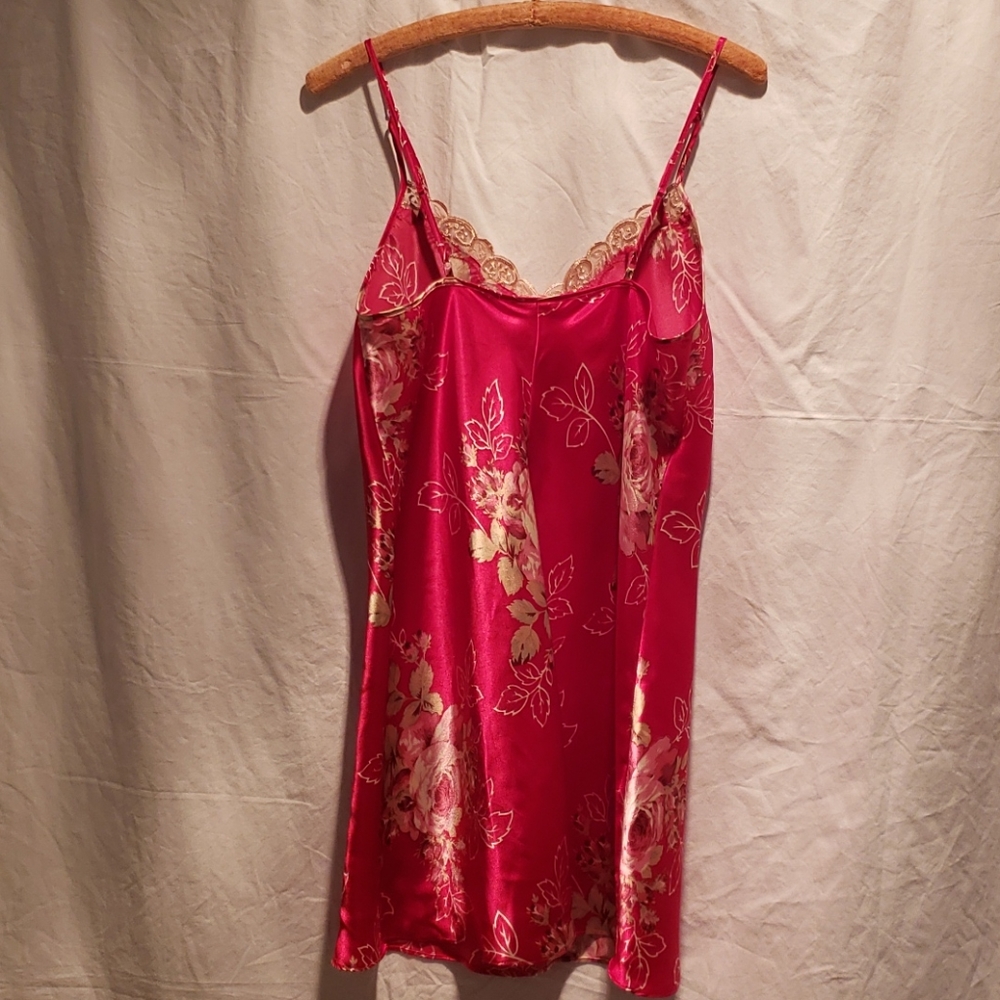 L.A. Intimates Rose Print Nightgown/Slip - Picture 4 of 7
